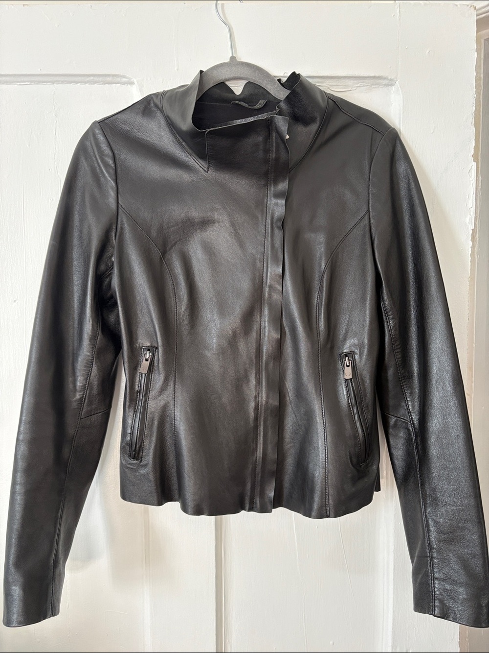 BOD & CHRISTENSEN Black Leather Jacket